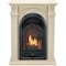 Procom Dual Fuel Ventless Gas Fireplace System With Corner Combo Mant FS100T-1-AW - alternate 2